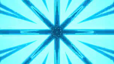 Renkli simetriyle gezgin kaleydoskop hareketi