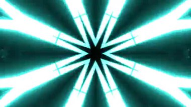 Renkli simetriyle gezgin kaleydoskop hareketi