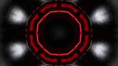 Renkli simetriyle gezgin kaleydoskop hareketi