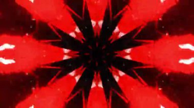 Renkli simetriyle gezgin kaleydoskop hareketi