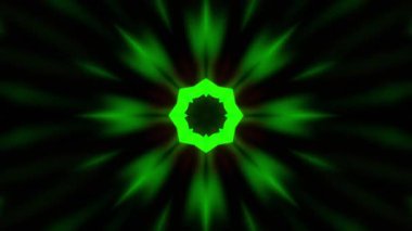 Renkli simetriyle gezgin kaleydoskop hareketi