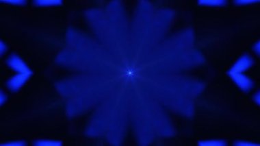 Renkli simetriyle gezgin kaleydoskop hareketi