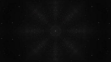 Renkli simetriyle gezgin kaleydoskop hareketi