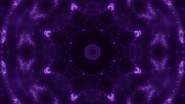 Renkli simetriyle gezgin kaleydoskop hareketi