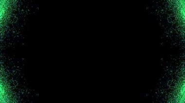 Renkli simetriyle gezgin kaleydoskop hareketi