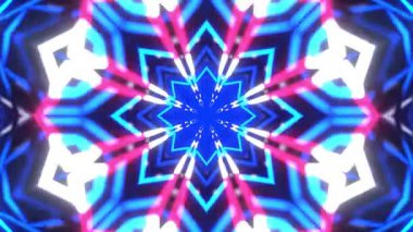 Kusursuz Neon Cyberpunk VJ Arkaplan Döngüsü, Canlı Gösteriler ve DJ 'ler için Soyut Hareket Görseli