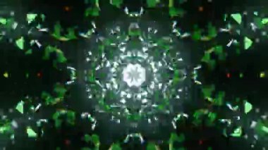 Kusursuz Neon Cyberpunk VJ Arkaplan Döngüsü, Canlı Gösteriler ve DJ 'ler için Soyut Hareket Görseli