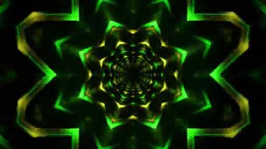 Kusursuz Neon Cyberpunk VJ Arkaplan Döngüsü, Canlı Gösteriler ve DJ 'ler için Soyut Hareket Görseli