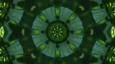 Kusursuz Neon Cyberpunk VJ Arkaplan Döngüsü, Canlı Gösteriler ve DJ 'ler için Soyut Hareket Görseli