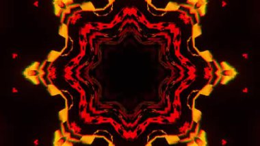 Kusursuz Neon Cyberpunk VJ Arkaplan Döngüsü, Canlı Gösteriler ve DJ 'ler için Soyut Hareket Görseli