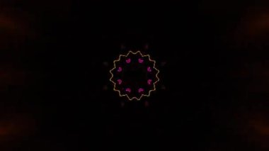 Kusursuz Neon Cyberpunk VJ Arkaplan Döngüsü, Canlı Gösteriler ve DJ 'ler için Soyut Hareket Görseli