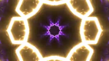 Kusursuz Neon Cyberpunk VJ Arkaplan Döngüsü, Canlı Gösteriler ve DJ 'ler için Soyut Hareket Görseli