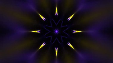 Kusursuz Neon Cyberpunk VJ Arkaplan Döngüsü, Canlı Gösteriler ve DJ 'ler için Soyut Hareket Görseli