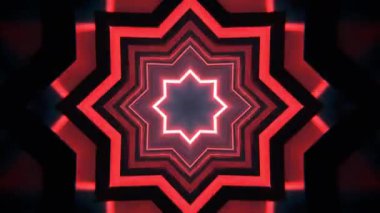 Kusursuz Neon Cyberpunk VJ Arkaplan Döngüsü, Canlı Gösteriler ve DJ 'ler için Soyut Hareket Görseli