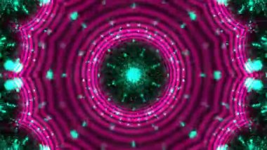 Kusursuz Neon Cyberpunk VJ Arkaplan Döngüsü, Canlı Gösteriler ve DJ 'ler için Soyut Hareket Görseli