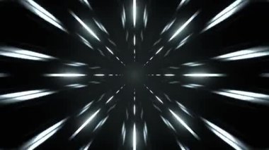 Kusursuz Neon Cyberpunk VJ Arkaplan Döngüsü, Canlı Gösteriler ve DJ 'ler için Soyut Hareket Görseli