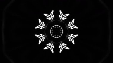 Kusursuz Neon Cyberpunk VJ Arkaplan Döngüsü, Canlı Gösteriler ve DJ 'ler için Soyut Hareket Görseli