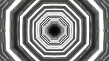 Kusursuz Neon Cyberpunk VJ Arkaplan Döngüsü, Canlı Gösteriler ve DJ 'ler için Soyut Hareket Görseli