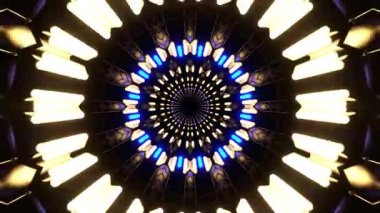 Kusursuz Neon Cyberpunk VJ Arkaplan Döngüsü, Canlı Gösteriler ve DJ 'ler için Soyut Hareket Görseli