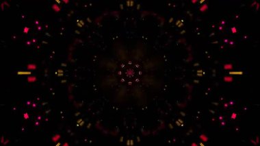 Kusursuz Neon Cyberpunk VJ Arkaplan Döngüsü, Canlı Gösteriler ve DJ 'ler için Soyut Hareket Görseli