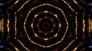 Kusursuz Neon Cyberpunk VJ Arkaplan Döngüsü, Canlı Gösteriler ve DJ 'ler için Soyut Hareket Görseli