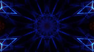 Kusursuz Neon Cyberpunk VJ Arkaplan Döngüsü, Canlı Gösteriler ve DJ 'ler için Soyut Hareket Görseli