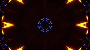 Kusursuz Neon Cyberpunk VJ Arkaplan Döngüsü, Canlı Gösteriler ve DJ 'ler için Soyut Hareket Görseli