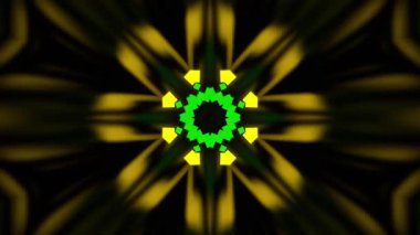 Kusursuz Neon Cyberpunk VJ Arkaplan Döngüsü, Canlı Gösteriler ve DJ 'ler için Soyut Hareket Görseli