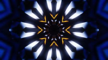 Kusursuz Neon Cyberpunk VJ Arkaplan Döngüsü, Canlı Gösteriler ve DJ 'ler için Soyut Hareket Görseli