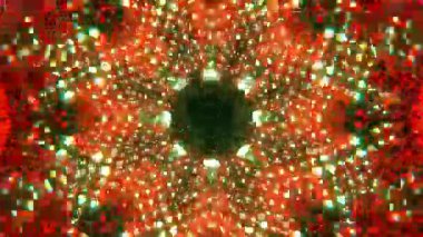 Kusursuz Neon Cyberpunk VJ Arkaplan Döngüsü, Canlı Gösteriler ve DJ 'ler için Soyut Hareket Görseli