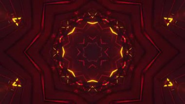 Kusursuz Neon Cyberpunk VJ Arkaplan Döngüsü, Canlı Gösteriler ve DJ 'ler için Soyut Hareket Görseli