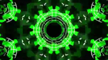 Kusursuz Neon Cyberpunk VJ Arkaplan Döngüsü, Canlı Gösteriler ve DJ 'ler için Soyut Hareket Görseli