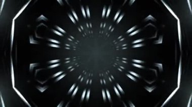 Kusursuz Neon Cyberpunk VJ Arkaplan Döngüsü, Canlı Gösteriler ve DJ 'ler için Soyut Hareket Görseli