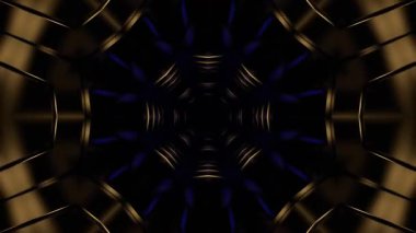 Kusursuz Neon Cyberpunk VJ Arkaplan Döngüsü, Canlı Gösteriler ve DJ 'ler için Soyut Hareket Görseli