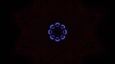 Kusursuz Neon Cyberpunk VJ Arkaplan Döngüsü, Canlı Gösteriler ve DJ 'ler için Soyut Hareket Görseli