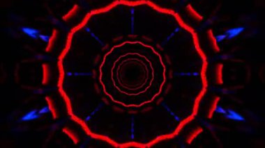 Kusursuz Neon Cyberpunk VJ Arkaplan Döngüsü, Canlı Gösteriler ve DJ 'ler için Soyut Hareket Görseli