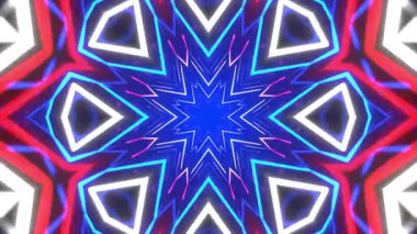 Kusursuz Neon Cyberpunk VJ Arkaplan Döngüsü, Canlı Gösteriler ve DJ 'ler için Soyut Hareket Görseli