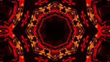 Kusursuz Neon Cyberpunk VJ Arkaplan Döngüsü, Canlı Gösteriler ve DJ 'ler için Soyut Hareket Görseli