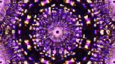 Kusursuz Neon Cyberpunk VJ Arkaplan Döngüsü, Canlı Gösteriler ve DJ 'ler için Soyut Hareket Görseli