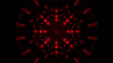 Kusursuz Neon Cyberpunk VJ Arkaplan Döngüsü, Canlı Gösteriler ve DJ 'ler için Soyut Hareket Görseli