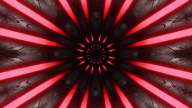 Kusursuz Neon Cyberpunk VJ Arkaplan Döngüsü, Canlı Gösteriler ve DJ 'ler için Soyut Hareket Görseli