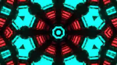 Kusursuz Neon Cyberpunk VJ Arkaplan Döngüsü, Canlı Gösteriler ve DJ 'ler için Soyut Hareket Görseli