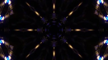Kusursuz Neon Cyberpunk VJ Arkaplan Döngüsü, Canlı Gösteriler ve DJ 'ler için Soyut Hareket Görseli