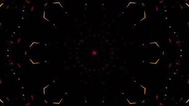 Kusursuz Neon Cyberpunk VJ Arkaplan Döngüsü, Canlı Gösteriler ve DJ 'ler için Soyut Hareket Görseli