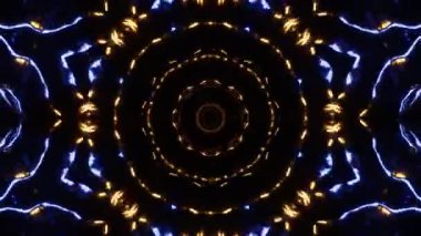 Kusursuz Neon Cyberpunk VJ Arkaplan Döngüsü, Canlı Gösteriler ve DJ 'ler için Soyut Hareket Görseli