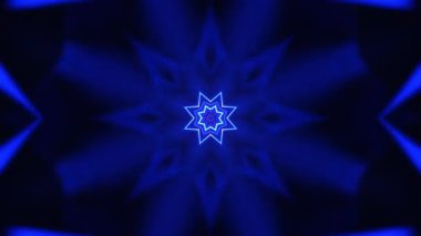 Kusursuz Neon Cyberpunk VJ Arkaplan Döngüsü, Canlı Gösteriler ve DJ 'ler için Soyut Hareket Görseli