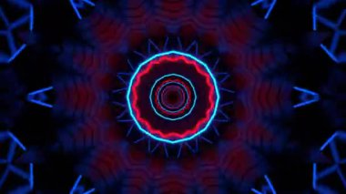 Kusursuz Neon Cyberpunk VJ Arkaplan Döngüsü, Canlı Gösteriler ve DJ 'ler için Soyut Hareket Görseli