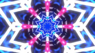 Kusursuz Neon Cyberpunk VJ Arkaplan Döngüsü, Canlı Gösteriler ve DJ 'ler için Soyut Hareket Görseli