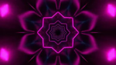 Kusursuz Neon Cyberpunk VJ Arkaplan Döngüsü, Canlı Gösteriler ve DJ 'ler için Soyut Hareket Görseli