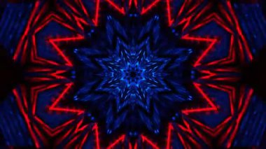 Kusursuz Neon Cyberpunk VJ Arkaplan Döngüsü, Canlı Gösteriler ve DJ 'ler için Soyut Hareket Görseli